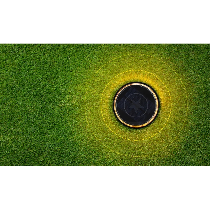 Aigostar - LED Solar lamp LED/0,6W/5,5V 24,5 cm 500 mAh 3200K IP66 zwart