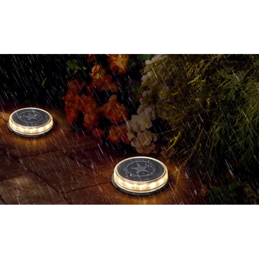 Aigostar - LED Solar lamp LED/0,6W/5,5V 24,5 cm 500 mAh 3200K IP66 zwart