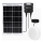 Aigostar - LED Solar lamp LED/70W/12V 6000 mAh 6500K diameter 20,5 cm + afstandsbediening
