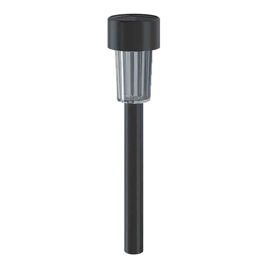 Aigostar - LED Solar lamp met schemersensor ​ LED/0,006W/1,2V 40 mAh 29,5 cm zwart 6500K IP44