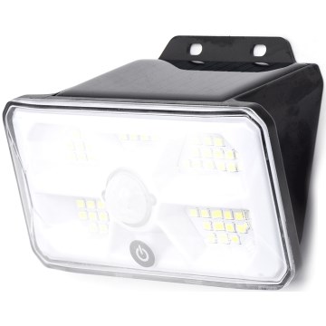 Aigostar - LED Solar Lamp met Sensor LED/3.7V 6500K 500 mAh IP65 zwart