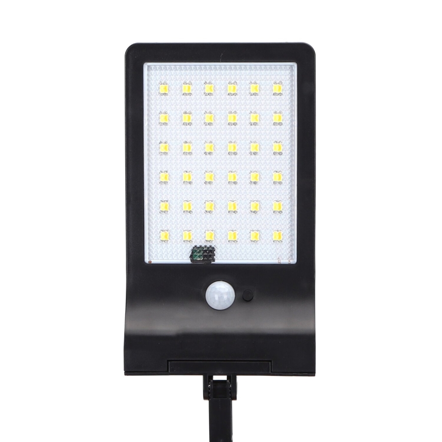 Aigostar - Solar LED Straatlamp met sensor LED/3W/3,7V1800 mAh IP44 3000/4000/5000K + afstandsbediening