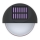 Aigostar - LED Solar wandlamp LED/1W/1,2V zwart 2700K IP44
