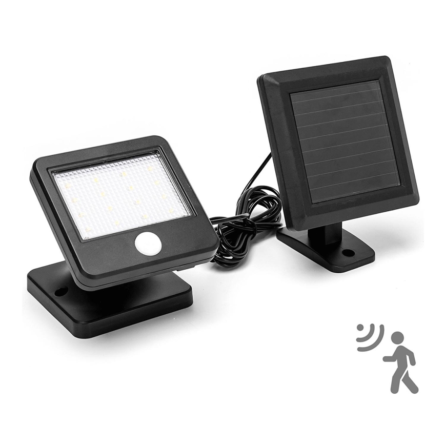 Aigostar - LED Solar wandlamp met sensor LED/0,64W/3,7V 600 mAh 6500K IP44
