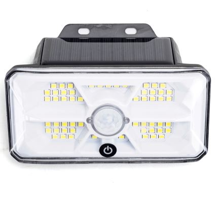 Aigostar - LED Solarlicht met sensor LED/3,7V 6500K 500 mAh IP65 zwart