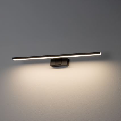 Aigostar - LED-spiegelverlichting voor de badkamer LED/12W/230V 4000K 60 cm IP44 zwart