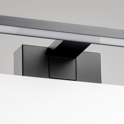 Aigostar - LED-spiegelverlichting voor de badkamer LED/12W/230V 4000K 60 cm IP44 zwart