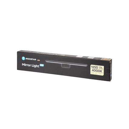 Aigostar - LED-spiegelverlichting voor de badkamer LED/12W/230V 4000K 60 cm IP44 zwart