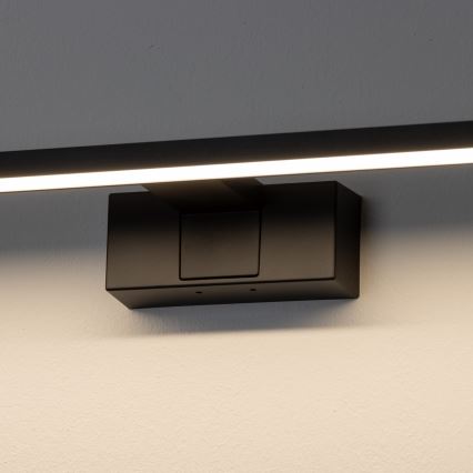 Aigostar - LED-spiegelverlichting voor de badkamer LED/8W/230V 4000K 40 cm IP44 zwart