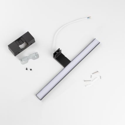 Aigostar - LED-spiegelverlichting voor de badkamer LED/8W/230V 4000K 40 cm IP44 zwart