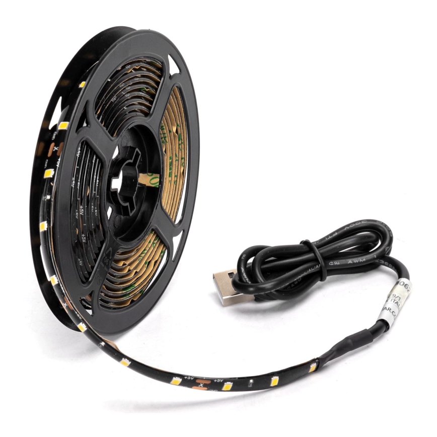 Aigostar - LED Strip 2m LED/4,9W/5V 6500K IP65 zwart