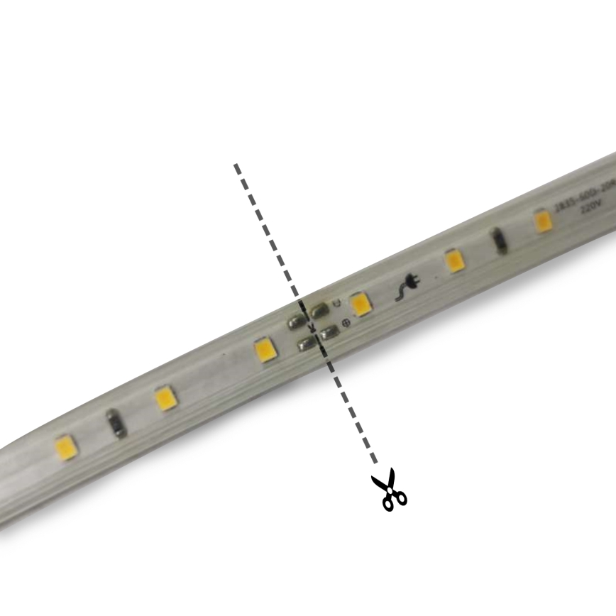 Aigostar - LED Strip LED/350W/230V 50m rood IP65