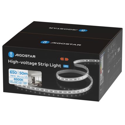Aigostar - LED-strip voor buiten 50m LED/350W/230V 6500K IP65