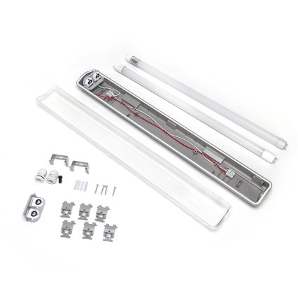 Aigostar - LED TL-buis werkverlichting 2xG13/9W/230V 4000K 66,6 cm IP65