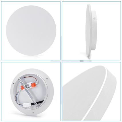 Aigostar - LED wand verlichting LED/12W/230V 3000K 25 cm wit