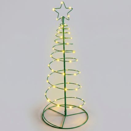 Aigostar - LED zonne-kerstdecoratie LED/0,59W/3,7V 100 cm IP65 130 mAh warm wit