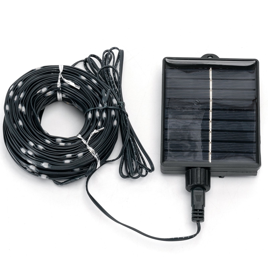 Aigostar - LED zonne-kerstsnoer 300xLED/8 functies 32 m IP65 koud wit 1200 mAh