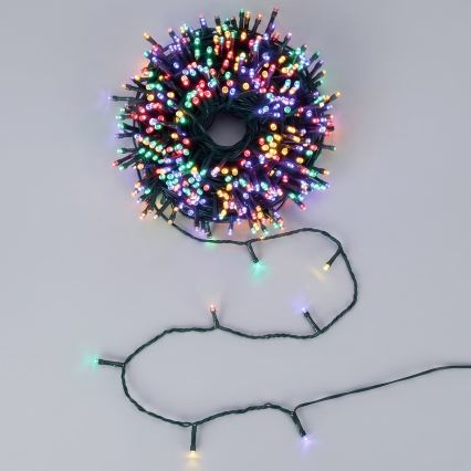 Aigostar - LED kerstverlichting op zonne-energie 300xLED/8 functies 32m IP65 multikleurig 1200 mAh