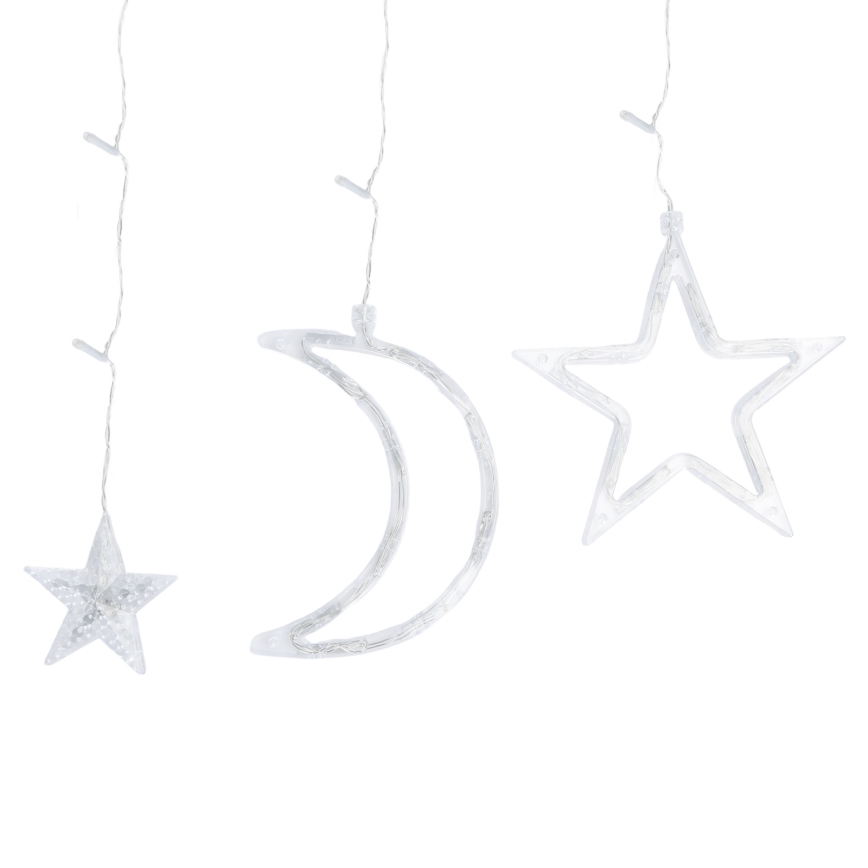 Aigostar - LED-lichtsnoer op zonne-energie 120xLED, 8 functies, 3x0,6 m, 500 mAh, IP65, warm wit