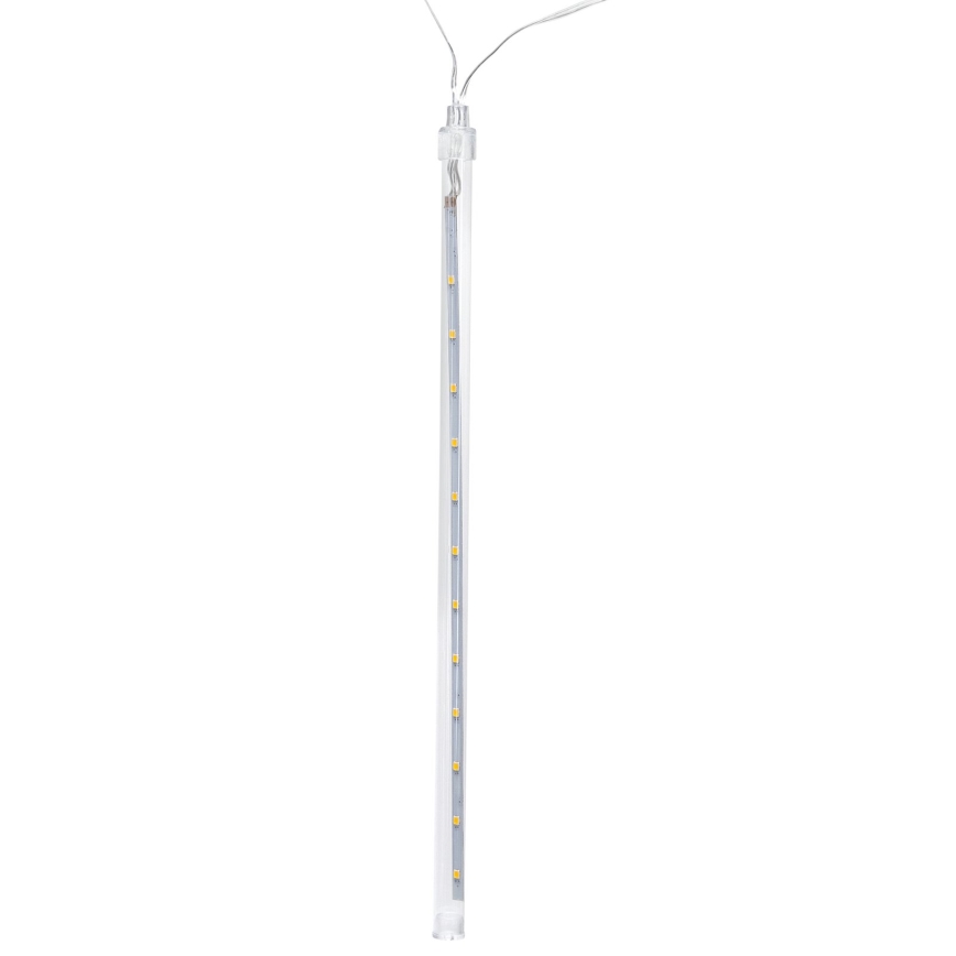 Aigostar - LED zonne-kerstsnoer 192xLED/8m IP65 1200 mAh koud wit