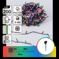 Aigostar - LED zonne-kerstverlichting 200 LEDs / 8 functies, 22 m, IP65, multicolor, 800 mAh