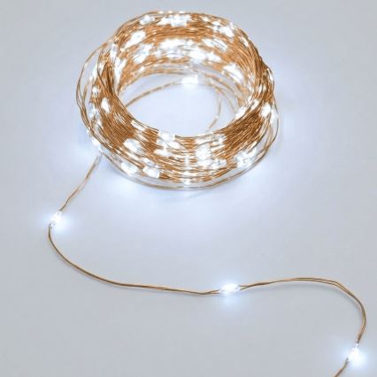 Aigostar - LED zonneketting 200xLED/8 functies 22 m IP65 koud wit 800 mAh