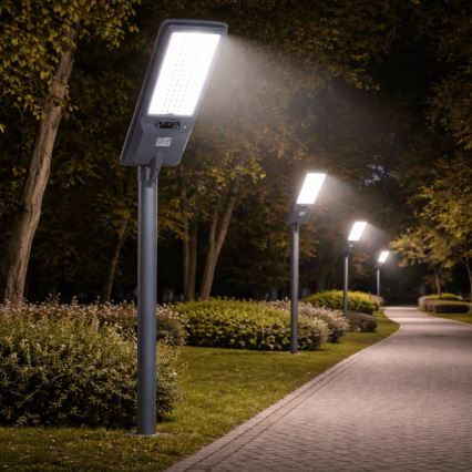 Aigostar - Zonne-LED-straatlamp met sensor LED/300W/3,2V 3600mAh + afstandsbediening