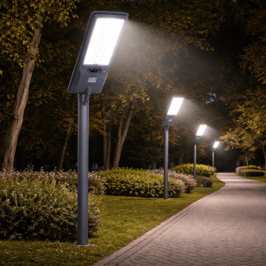 Aigostar - Zonne-LED-straatlamp met sensor LED/300W/3,2V 3600mAh + afstandsbediening