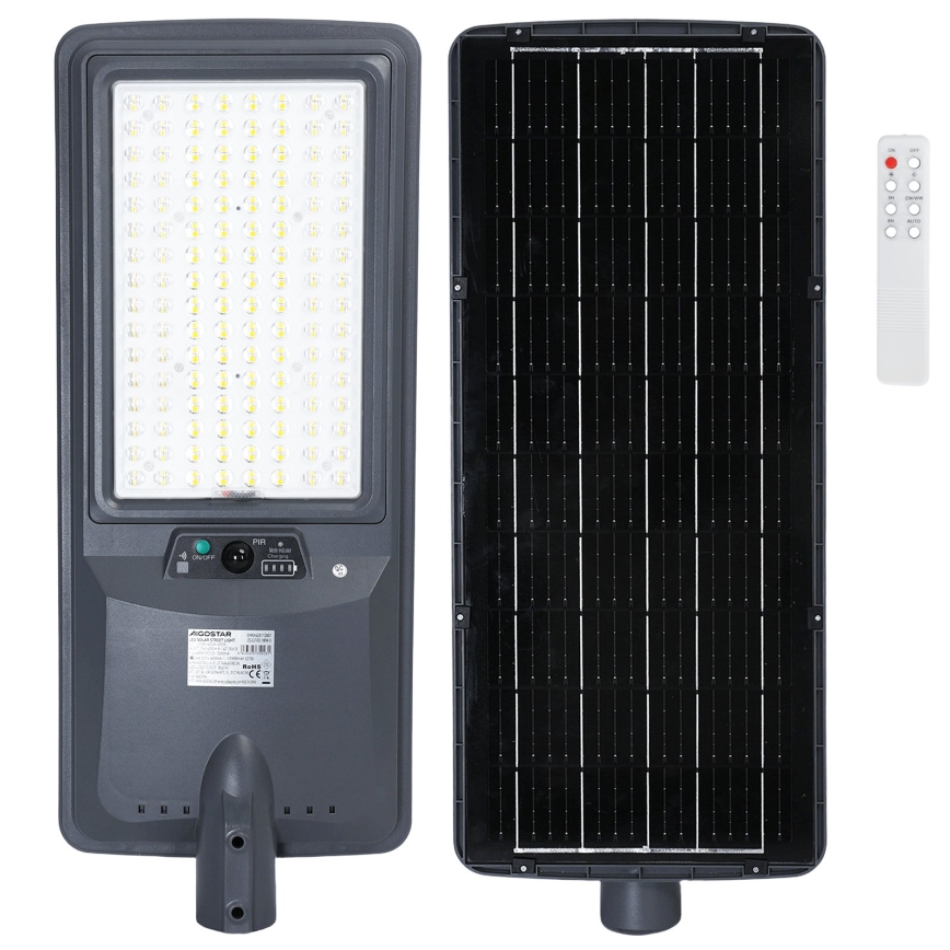 Aigostar - Zonne-LED-straatlamp met sensor LED/300W/3,2V 3600mAh + afstandsbediening