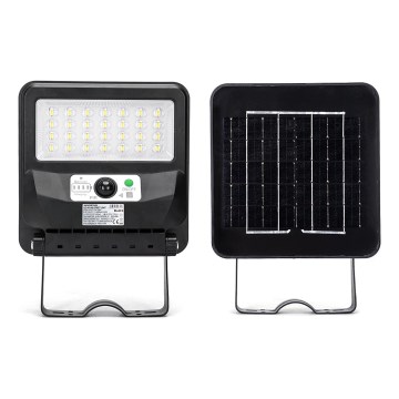 Aigostar - LED-zonne-straatlamp met sensor LED/50W/3,2V 1000mAh 6500K + afstandsbediening