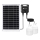 Aigostar - LED zonnehanglamp met sensor 2xLED/35W/12V 6000 mAh 6500K IP65 Ø 10 cm + afstandsbediening