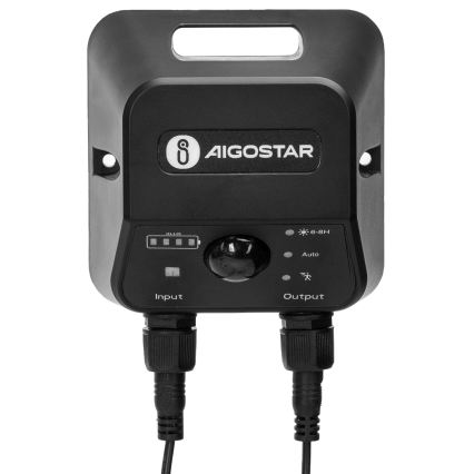 Aigostar - LED zonne-kroonluchter met sensor 2xLED/35W/12V 6000 mAh 6500K IP65 Ø15 cm + afstandsbediening