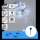 Aigostar - LED zonneketting 200xLED/8 functies 22 m IP65 koud wit 800 mAh