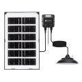 Aigostar - LED-zonnekroonluchter LED/35W/12V 3000 mAh 6500K IP65 Ø 15 cm + afstandsbediening