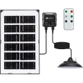 Aigostar - LED-zonnekroonluchter met sensor LED/35W/12V 3000 mAh 6500K Ø 15 cm + afstandsbediening