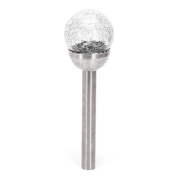 Aigostar - LED zonnelamp LED/2V 6500K IP44 40 mAh zilverkleurig