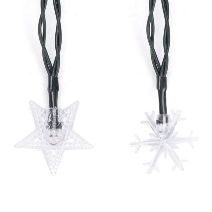 Aigostar - LED-lichtsnoer op zonne-energie 50x LED / 8 lichtfuncties 800 mAh 12 m IP65 meerkleurig