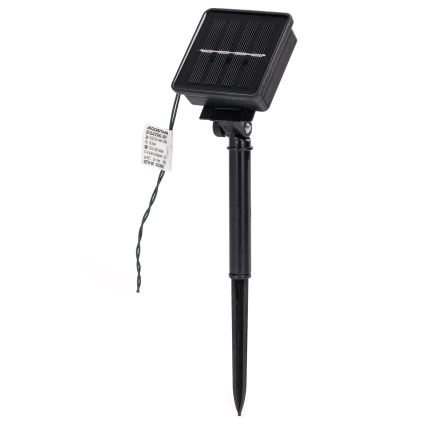 Aigostar - LED-lichtsnoer op zonne-energie 50x LED / 8 lichtfuncties 800 mAh 12 m IP65 meerkleurig