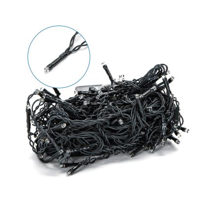 Aigostar - LED zonneketting 100xLED/8 functies 8x0,6 m 500 mAh IP65 koud wit