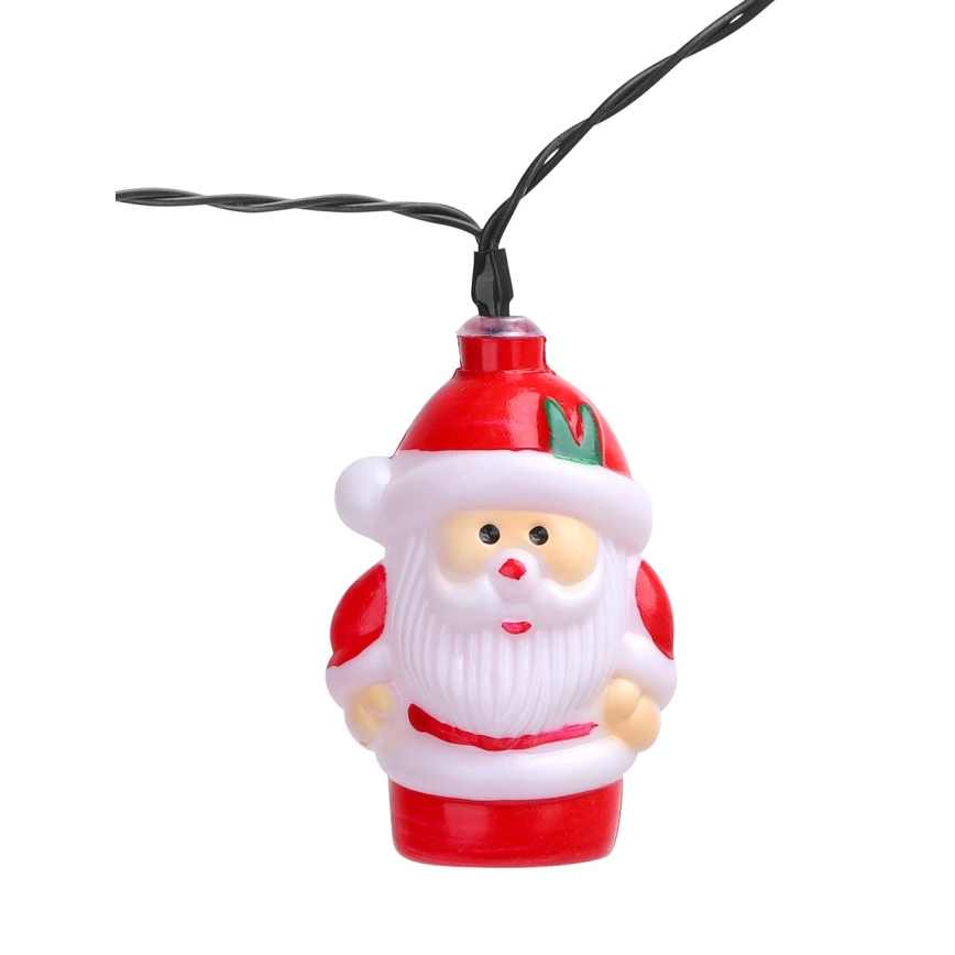 Aigostar - LED zonneslinger 10xLED/3,8 m IP44 koel wit 400 mAh