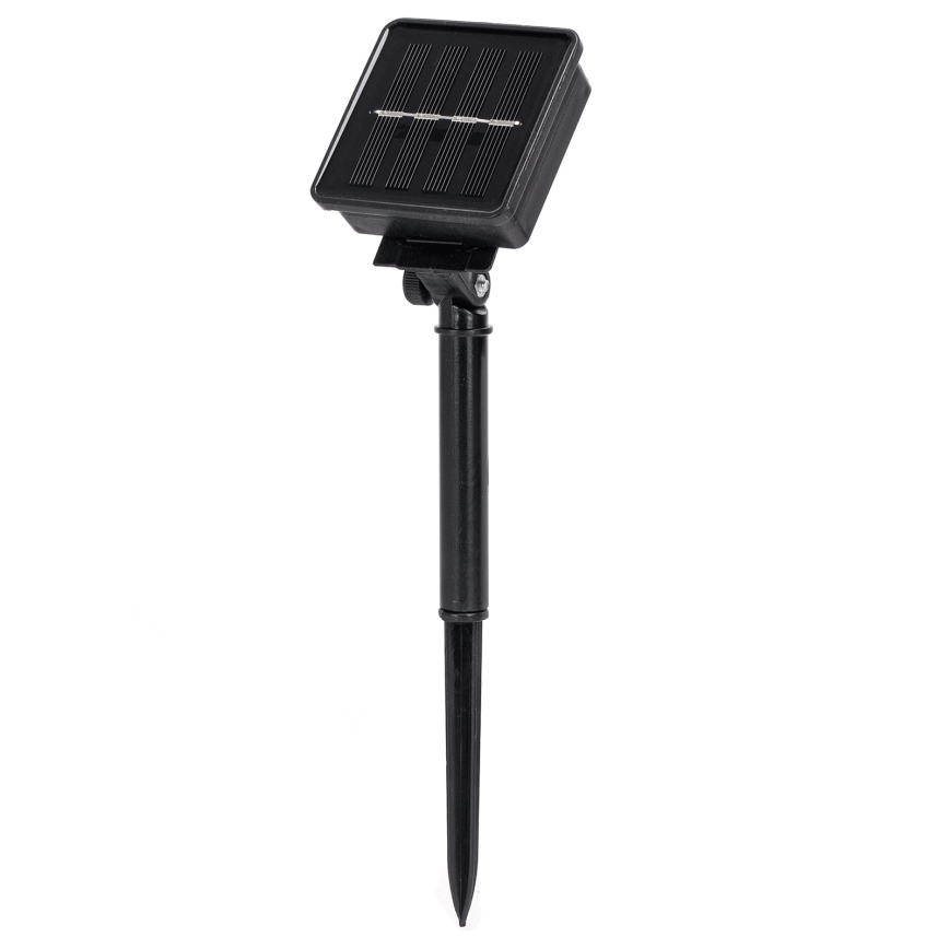 Aigostar - LED-zonnesnoer 200 LEDs, 8 functies, 22 m, IP65, warm wit, 800 mAh