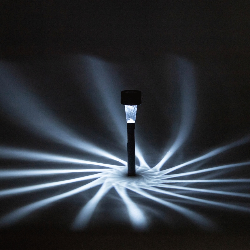 Aigostar - LED-zonneverlichting LED/2V IP44 40 mAh zwart