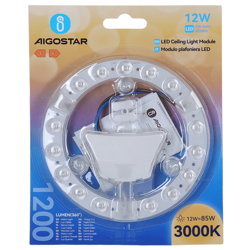 Aigostar - Magnetische LED-module LED/12W/230V 3000K