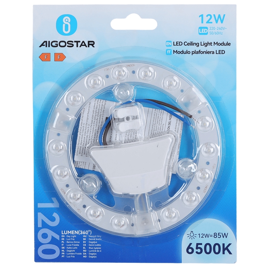 Aigostar - Magnetische LED-module LED/12W/230V 6500K