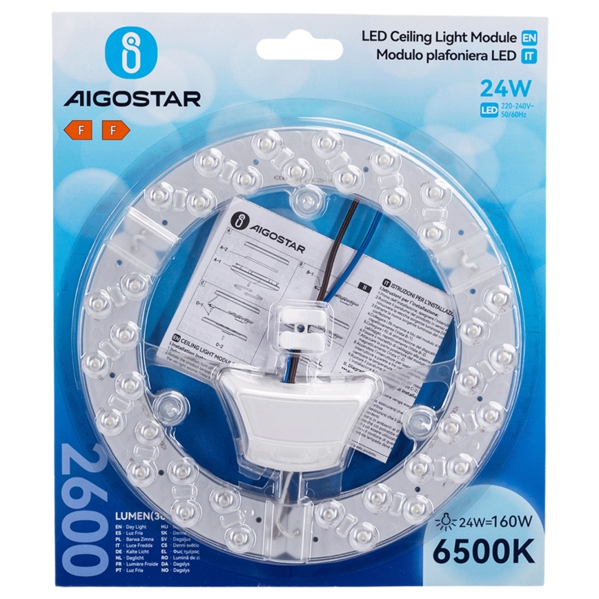 Aigostar - magnetische LED-module LED/24W/230V 6500K