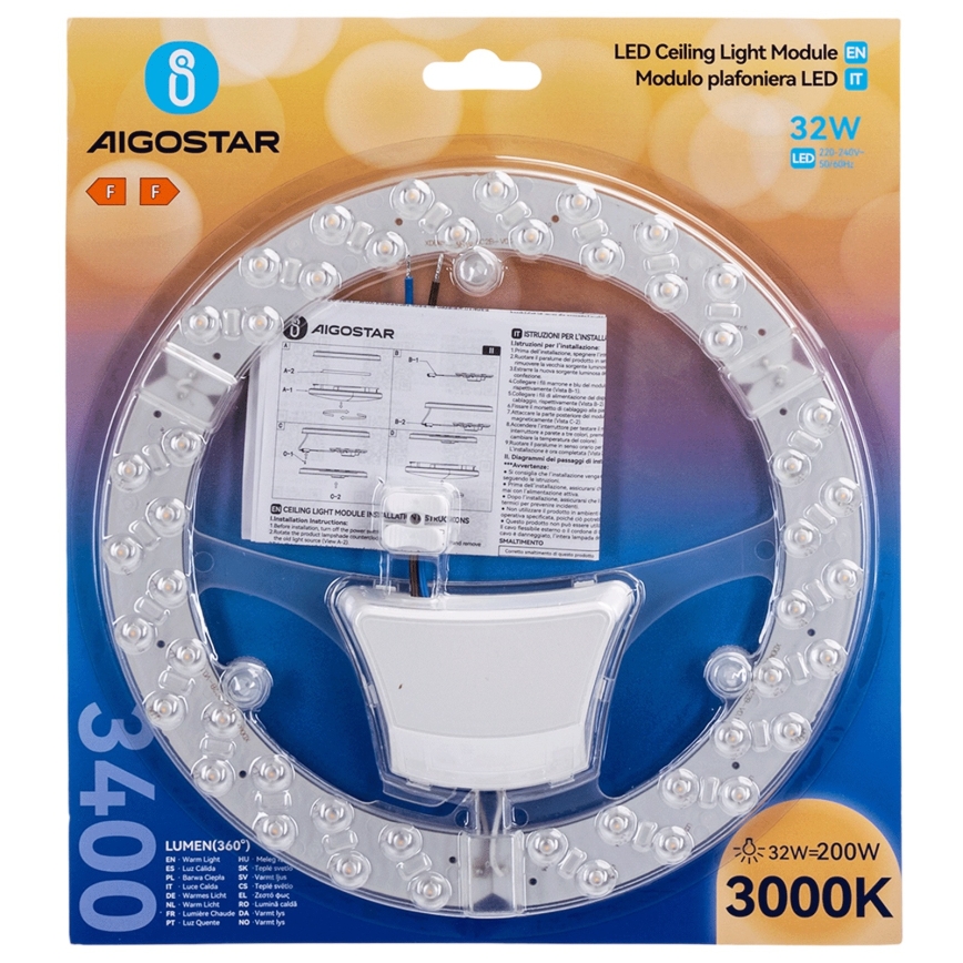 Aigostar - magnetische LED-module LED/32W/230V 3000K