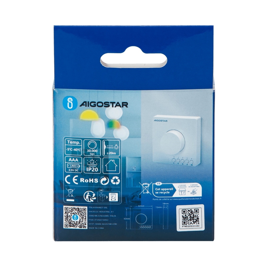 Aigostar - Draadloze MESH dimmer met knop