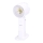 Aigostar - Oplaadbare zakventilator 4W/5V 500mAh USB wit