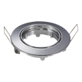 Aigostar - Rand voor inbouwspot GU10, Ø 8,2 cm, glanzend chroom