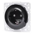 Aigostar - Randloos SCHUKO-wandcontactdoos 250V/16A, zwart